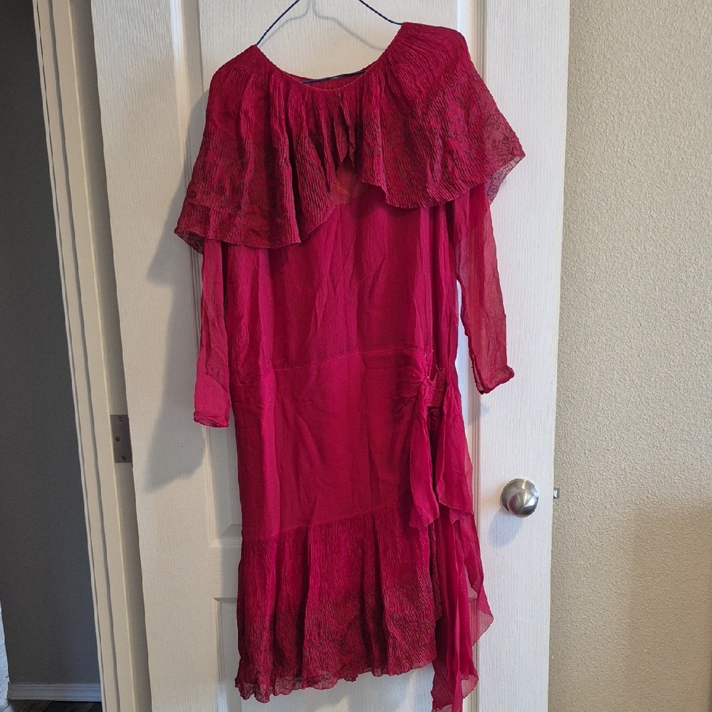 Elegant Red Women's Dress